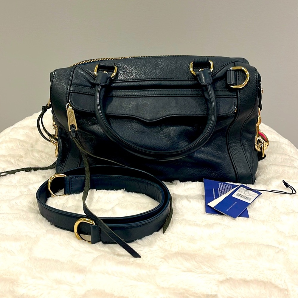 Rebecca Minkoff MAB Satchel (navy blue)